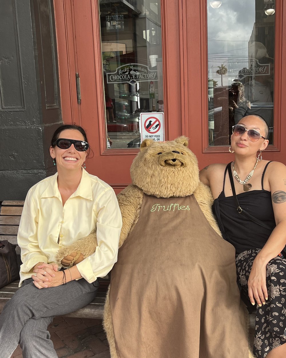 Violet and Madelline in Galveston, Texas